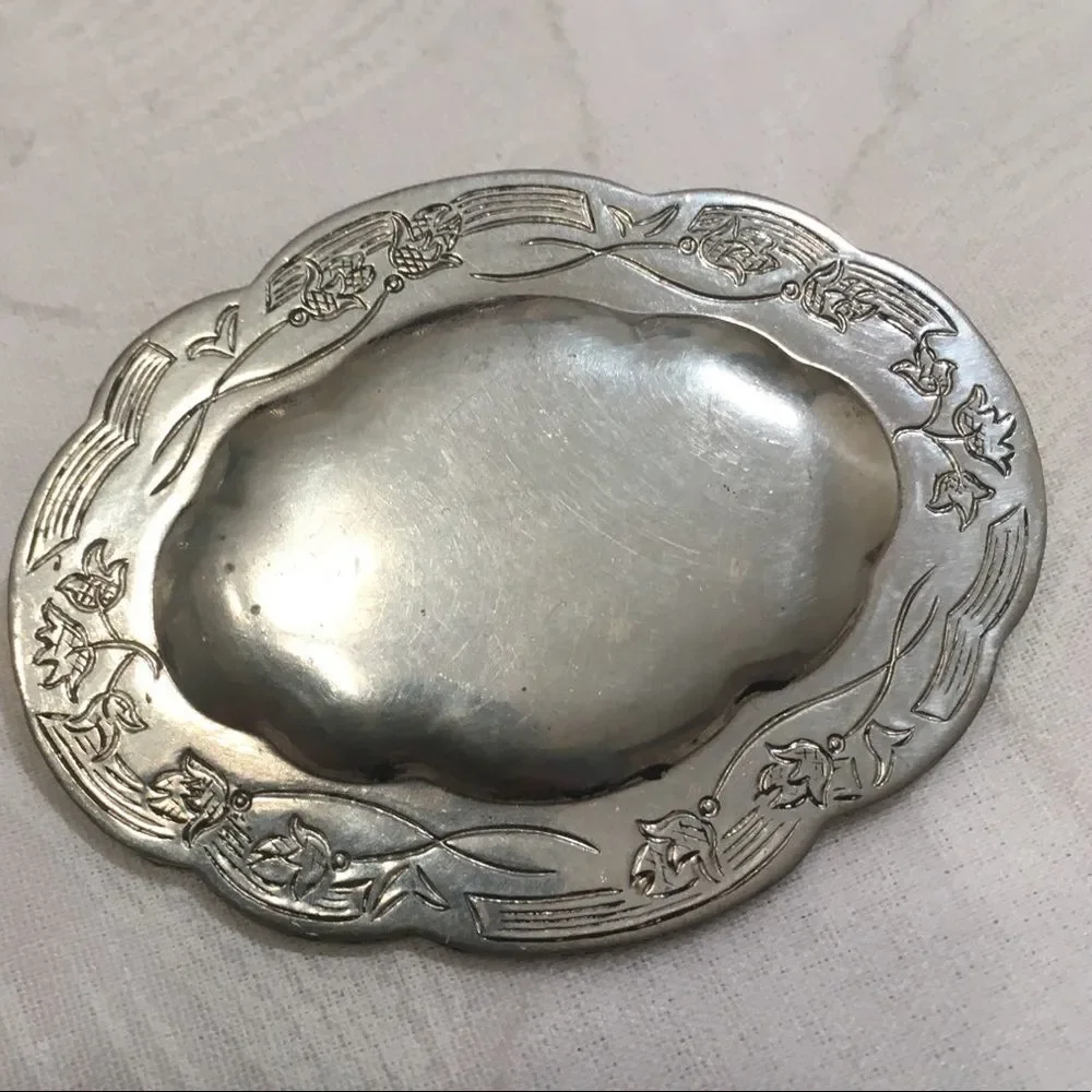 Vintage Kirk Stieff Pewter Brooch - Picture 4 of 4